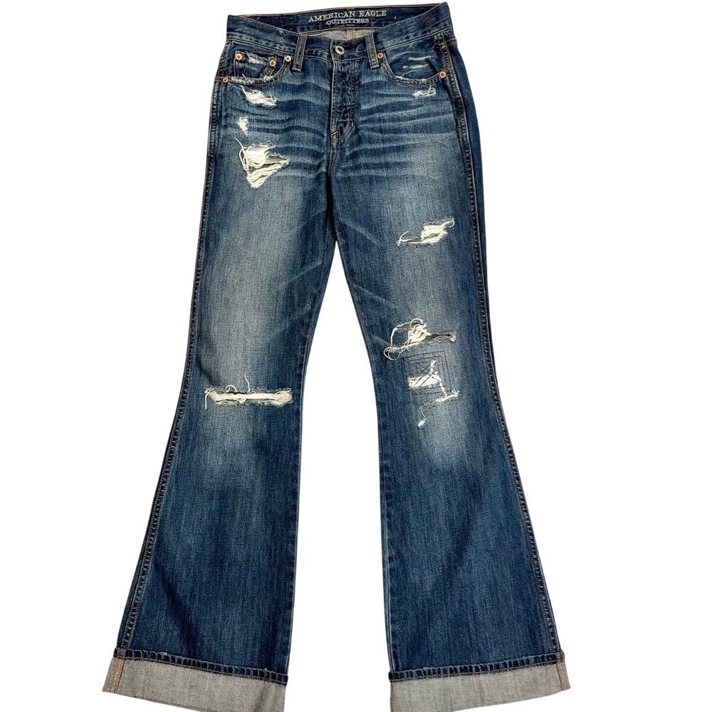 AE American Eagle Vintage Flare Jeans – Medium Wash